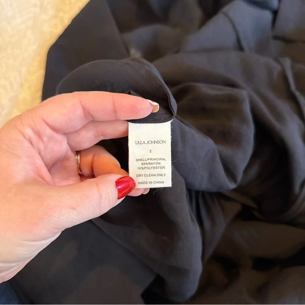 Ulla Johnson Cybil puff sleeve handkerchief hem  maxi dress - Picture 12 of 15